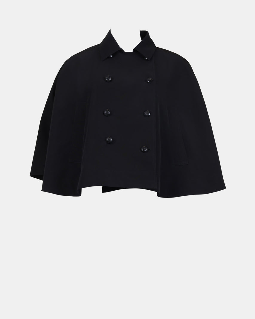 NOEMIE TRENCH CAPE BLACK - Clothing - Steve Madden Canada - view 5