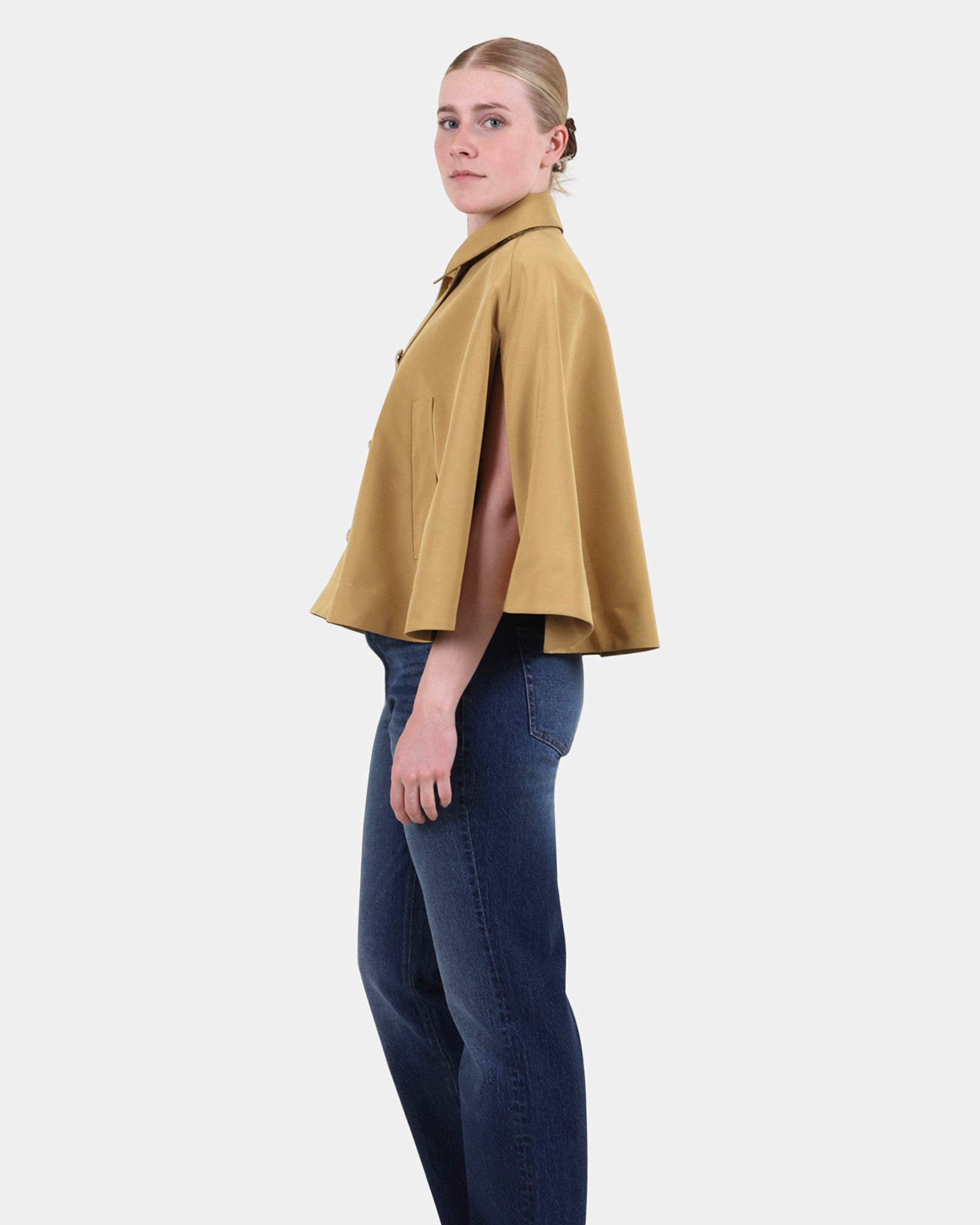 NOEMIE TRENCH CAPE KHAKI - Clothing - Steve Madden Canada - view 2