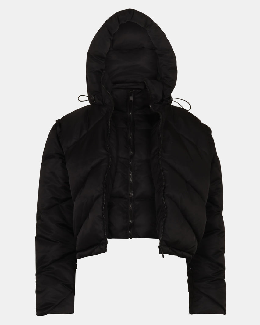 SARA COAT BLACK - Clothing - Steve Madden Canada