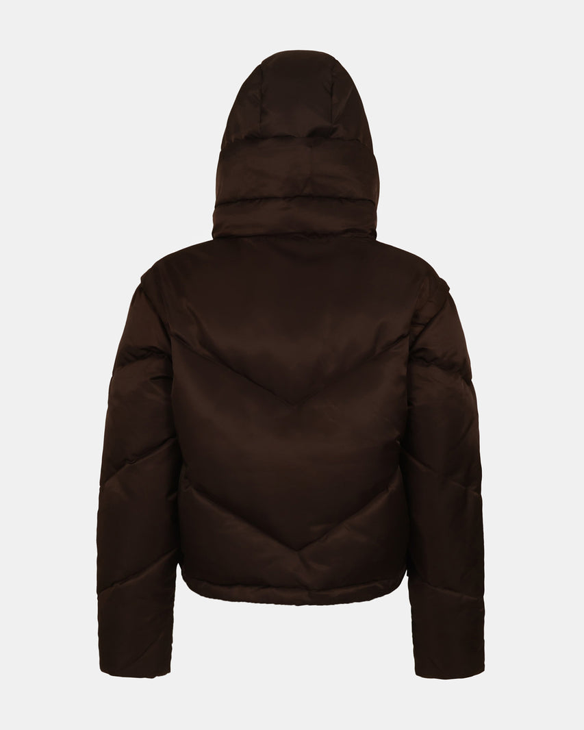 SARA COAT BROWN - Clothing - Steve Madden Canada - view 4