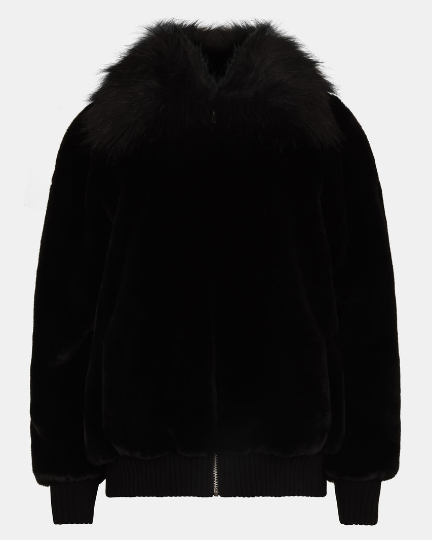SILVIA COAT BLACK - Clothing - Steve Madden Canada