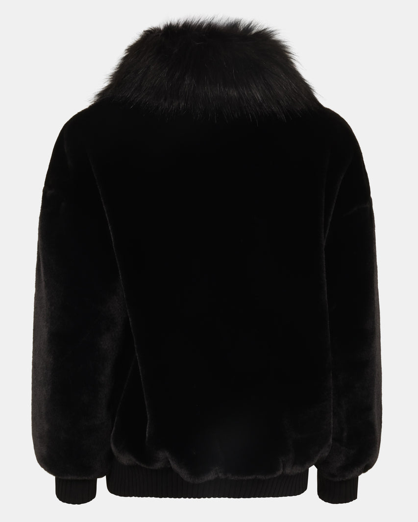 SILVIA COAT BLACK - Clothing - Steve Madden Canada - view 3