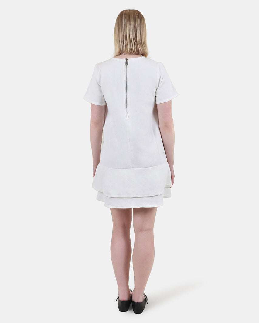 TINA DRESS WHITE - Clothing - Steve Madden Canada - view 5