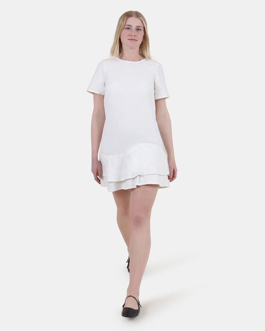 TINA DRESS WHITE - Clothing - Steve Madden Canada