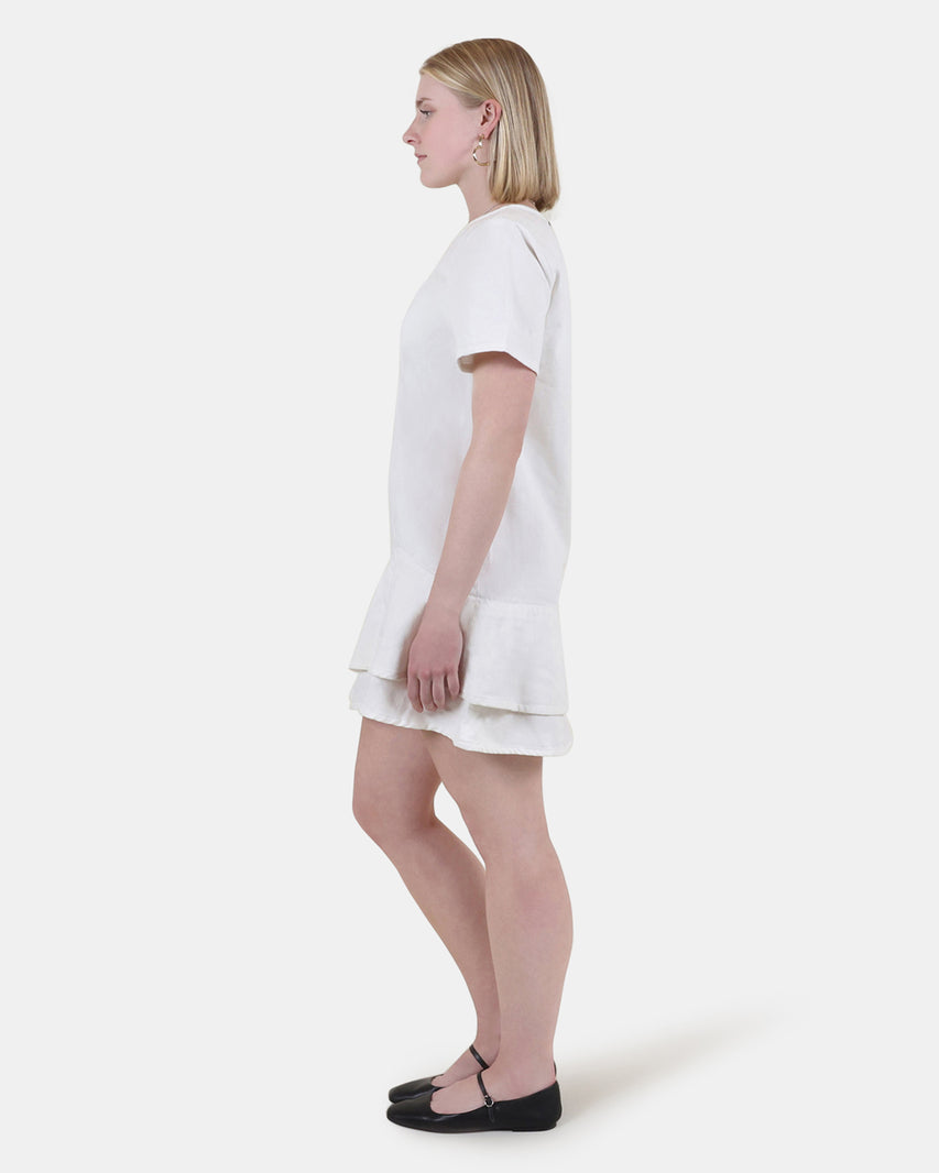 TINA DRESS WHITE - Clothing - Steve Madden Canada - view 3