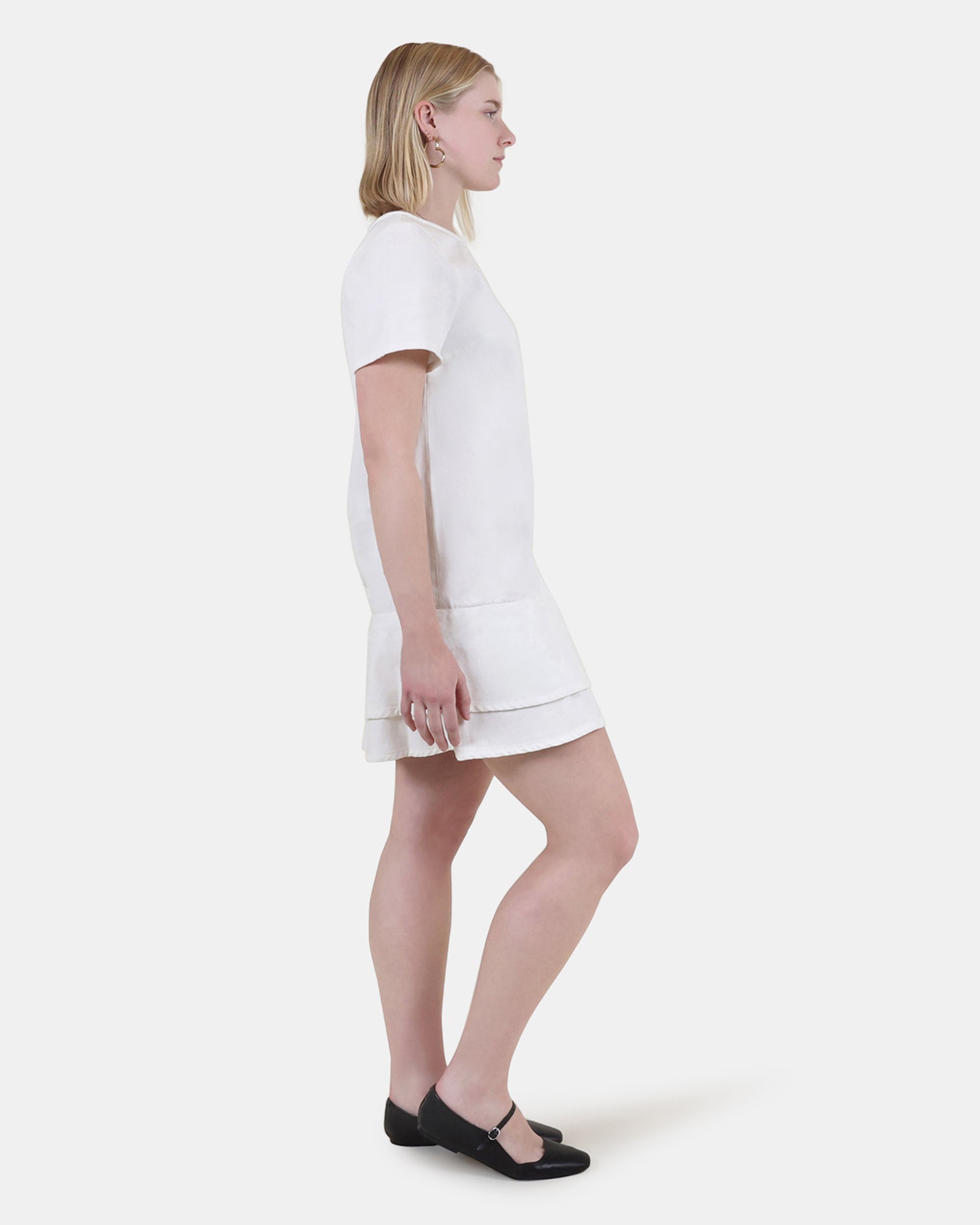 TINA DRESS WHITE - Clothing - Steve Madden Canada - view 6