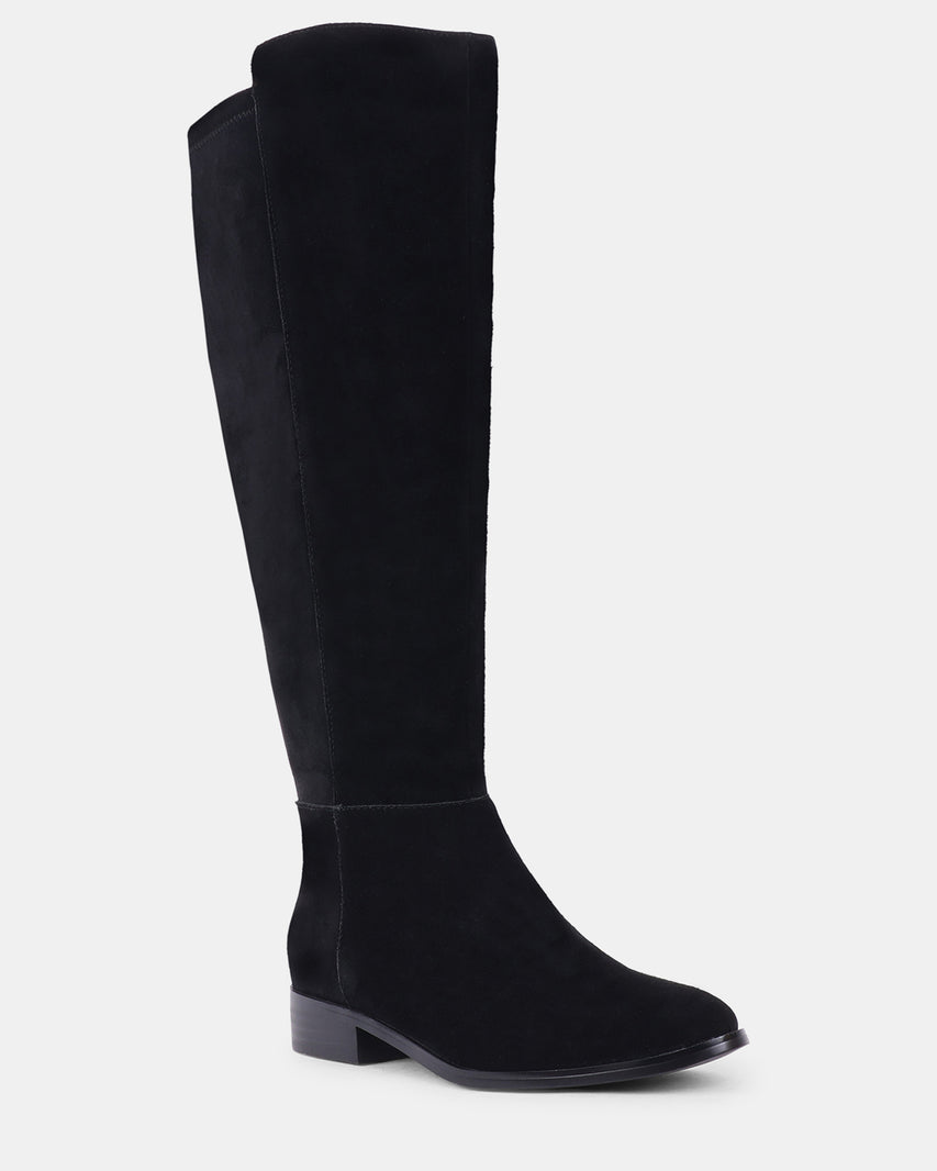 CHARLIES-W BLACK SUEDE - view 2