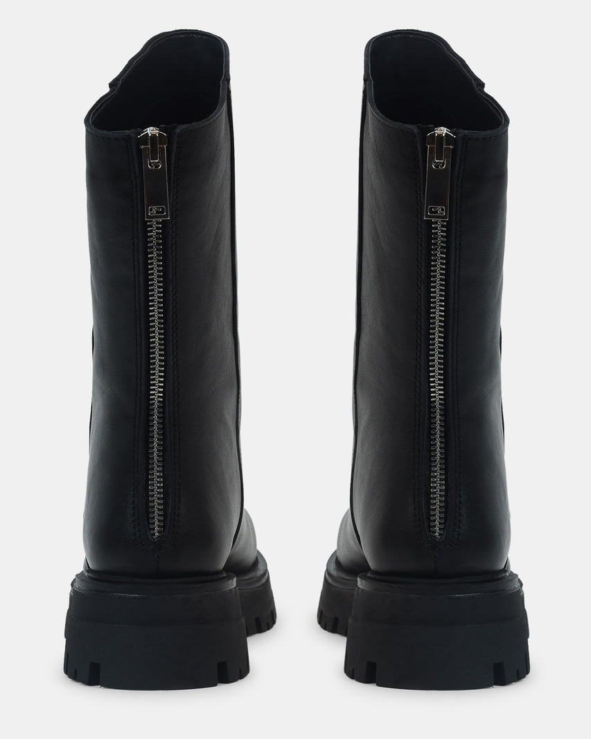 LAMI BLACK LEATHER - Women's Shoes - Steve Madden Canada - view 5
