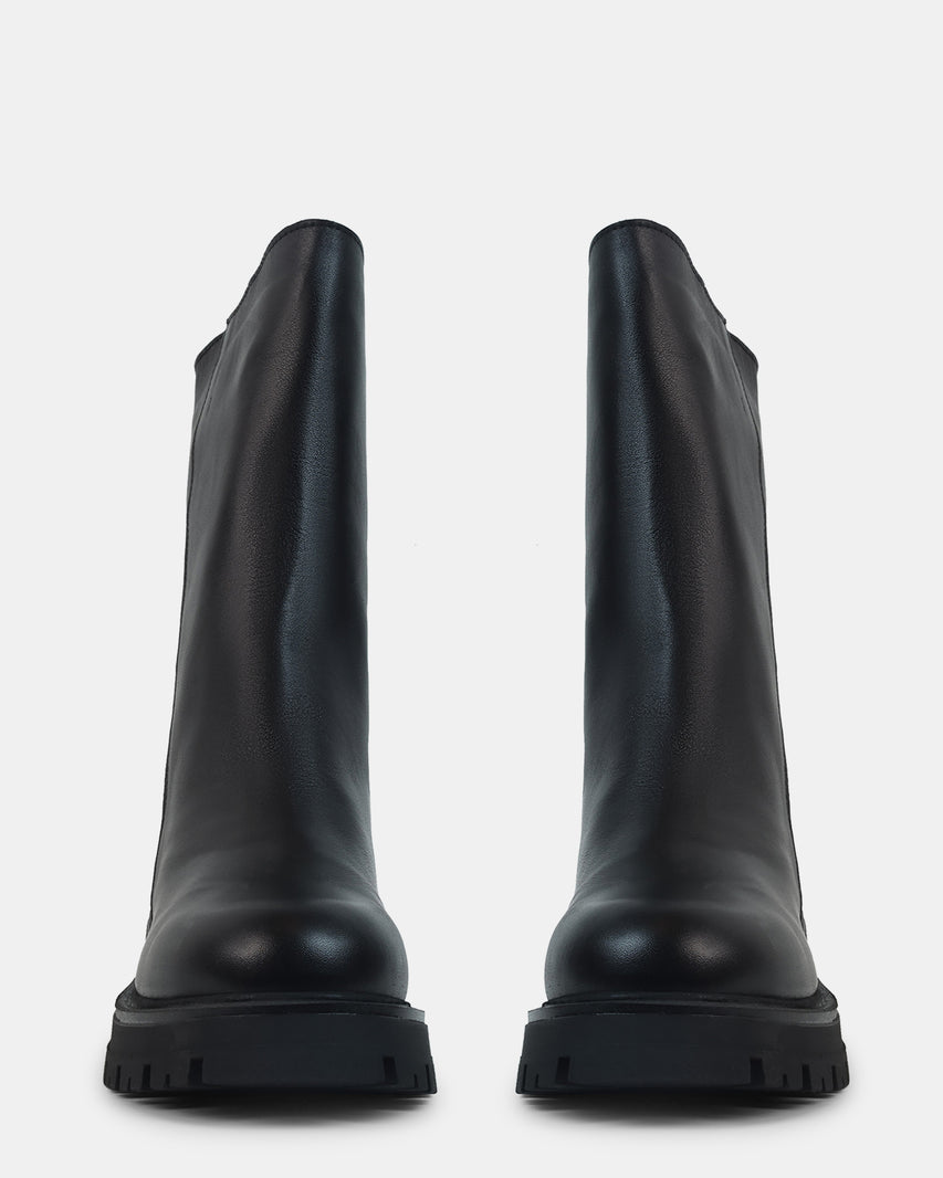 LAMI BLACK LEATHER - Women's Shoes - Steve Madden Canada - view 3