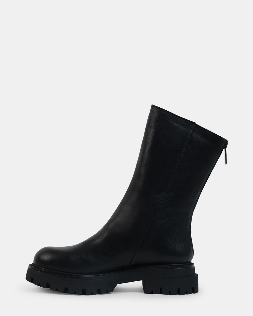 LAMI BLACK LEATHER - Women's Shoes - Steve Madden Canada - view 4