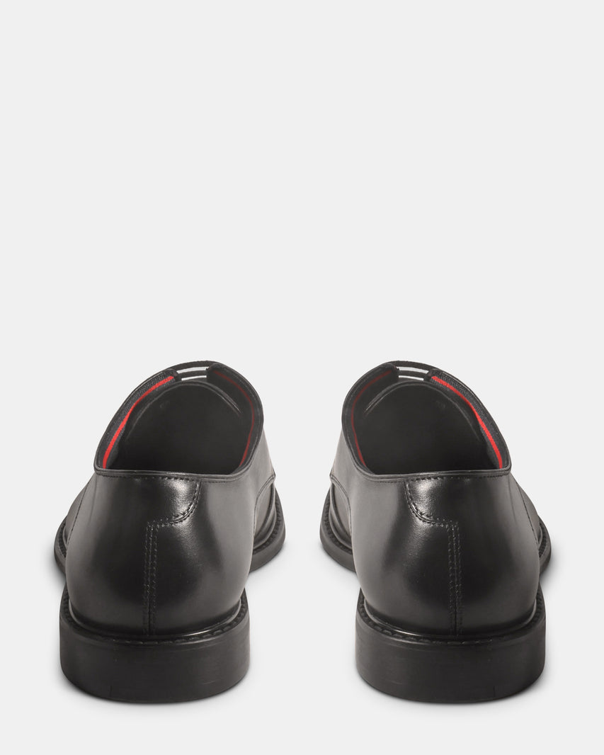 ESTEVIO BLACK LEATHER - Men's Shoes - Steve Madden Canada - view 5