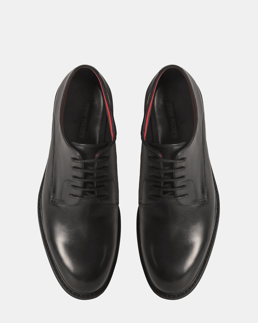 ESTEVIO BLACK LEATHER - Men's Shoes - Steve Madden Canada - view 4