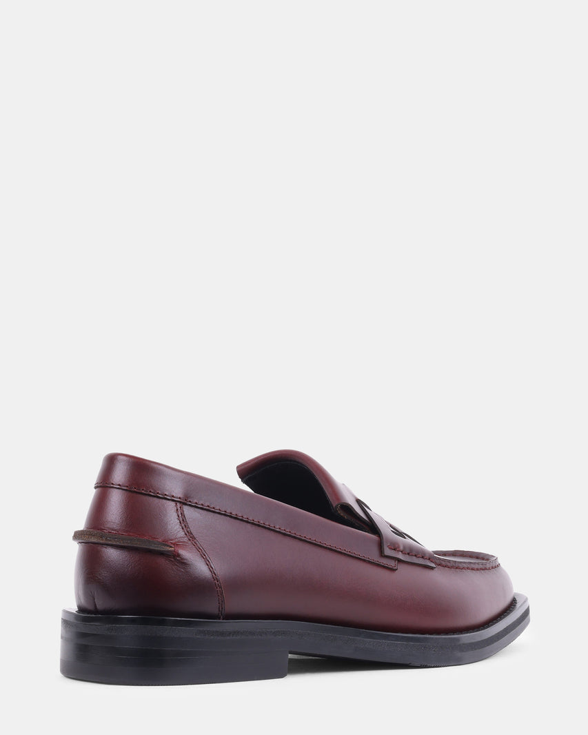 PRESTON BURGUNDY LEATHER - view 6