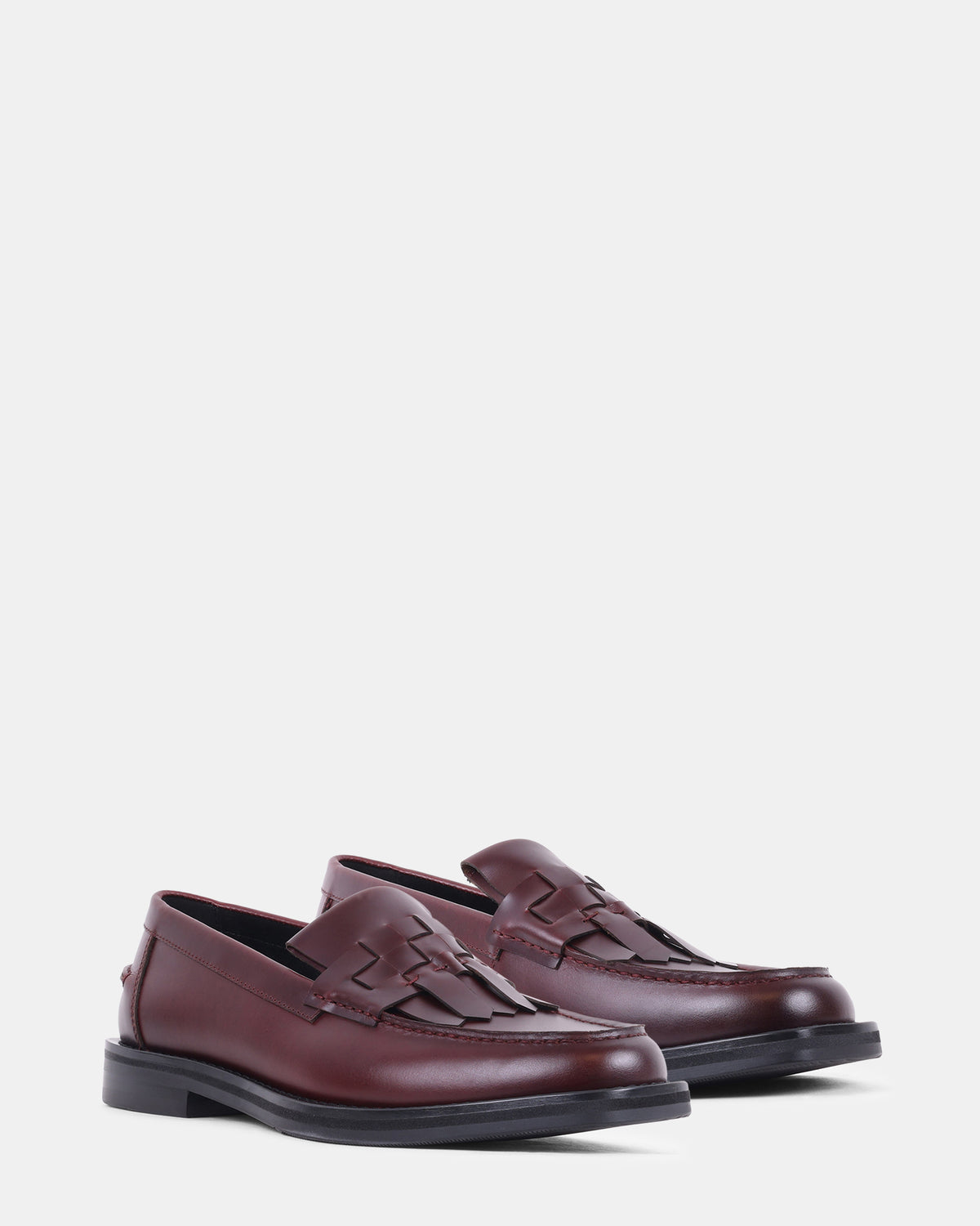 PRESTON BURGUNDY LEATHER - view 2