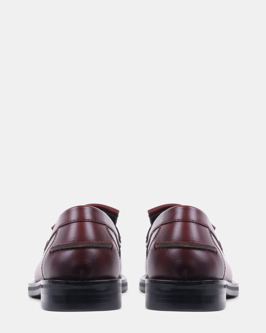 PRESTON BURGUNDY LEATHER - view 5
