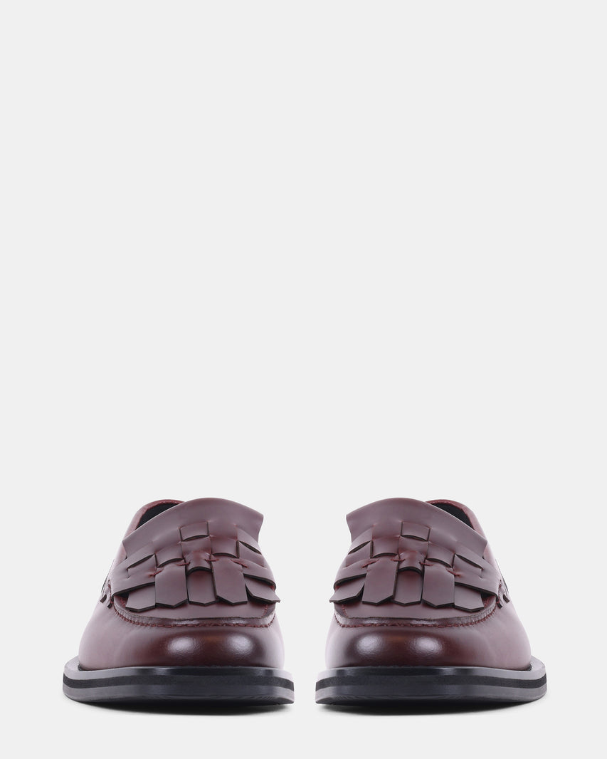 PRESTON BURGUNDY LEATHER - view 3