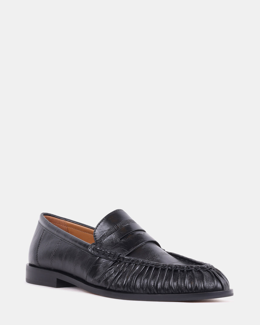 QUINCEY BLACK EEL LEATHER - view 2