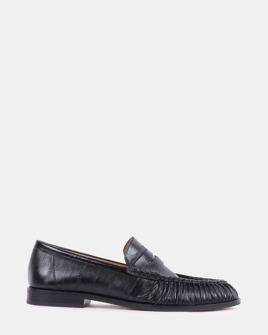 QUINCEY BLACK EEL LEATHER
