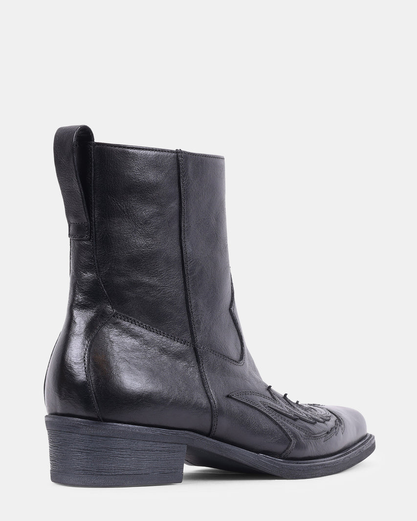 SANTANAA BLACK LEATHER - view 7
