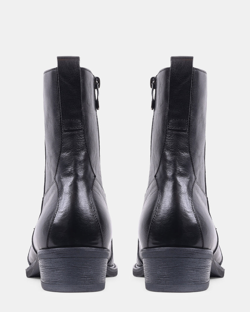 SANTANAA BLACK LEATHER - view 5