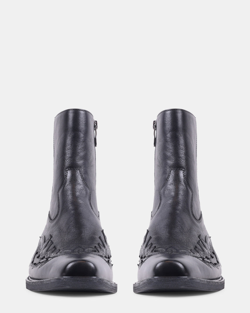 SANTANAA BLACK LEATHER - view 3