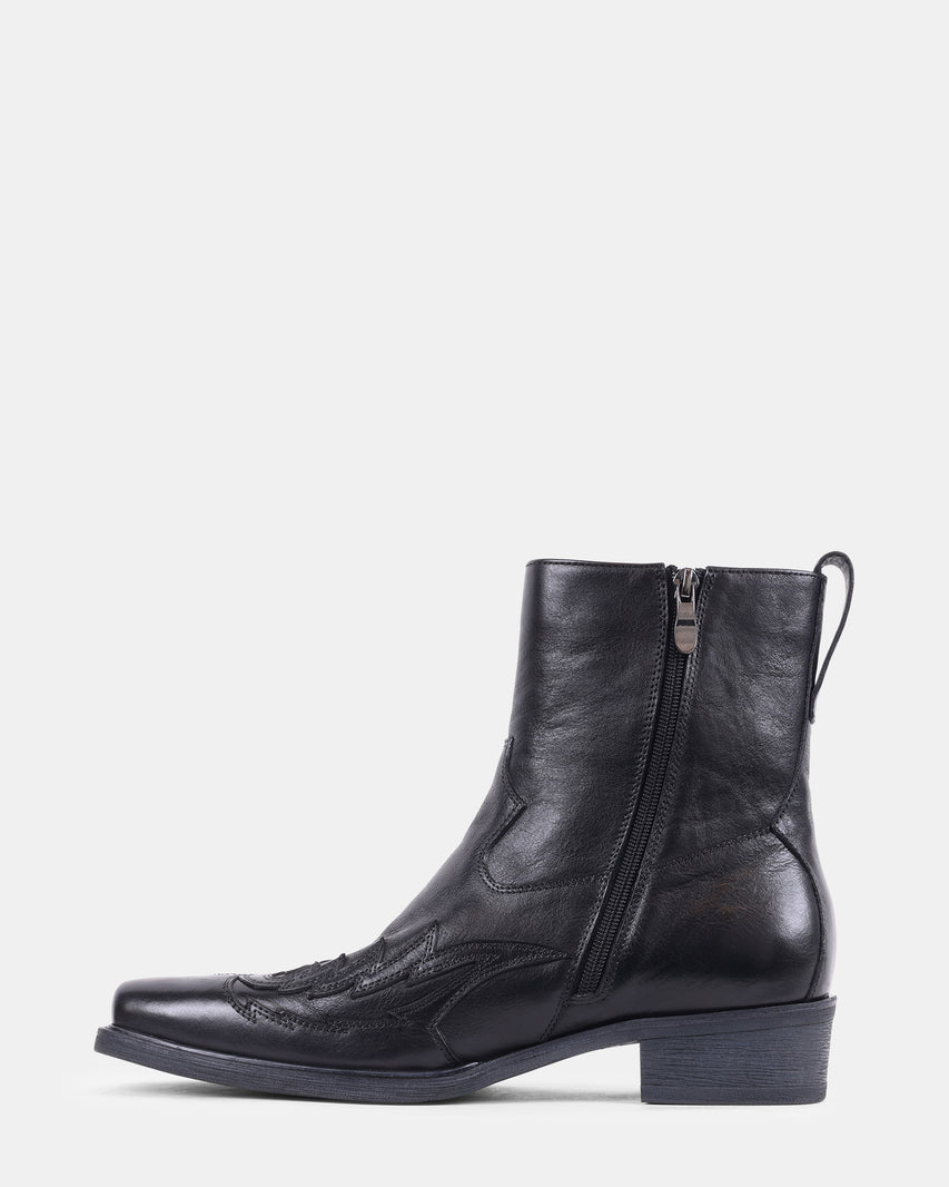 SANTANAA BLACK LEATHER - view 4