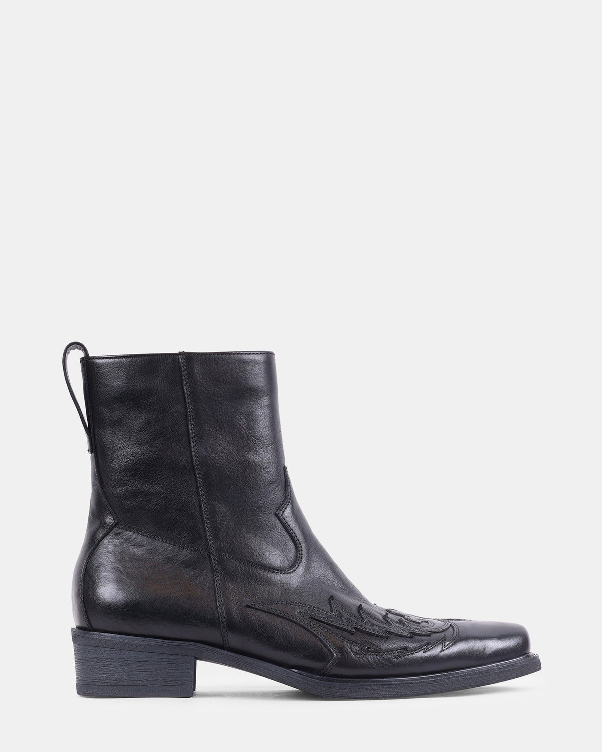 SANTANAA BLACK LEATHER