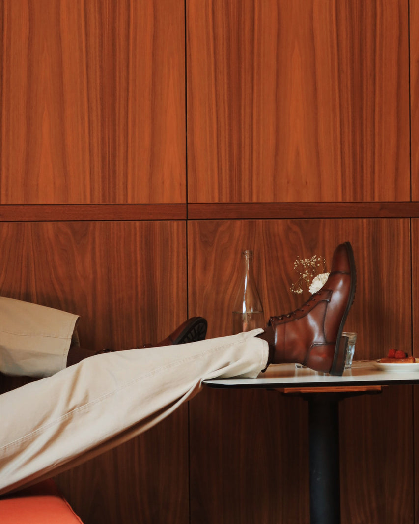 DAYMONN BROWN LEATHER - Men's Shoes - Steve Madden Canada - view 2