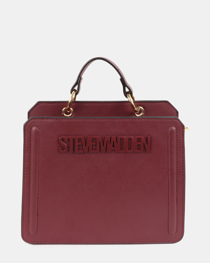 BEVELYNN BURGUNDY - Handbags - Steve Madden Canada