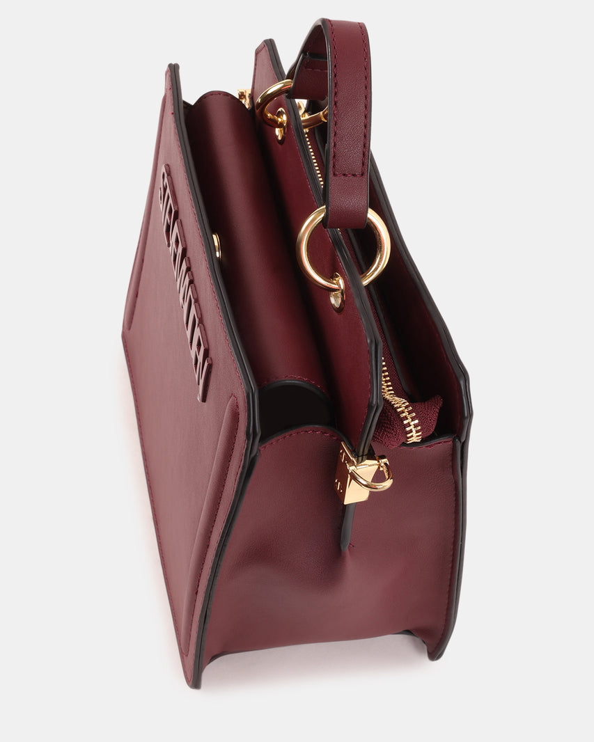 BEVELYNN BURGUNDY - Handbags - Steve Madden Canada