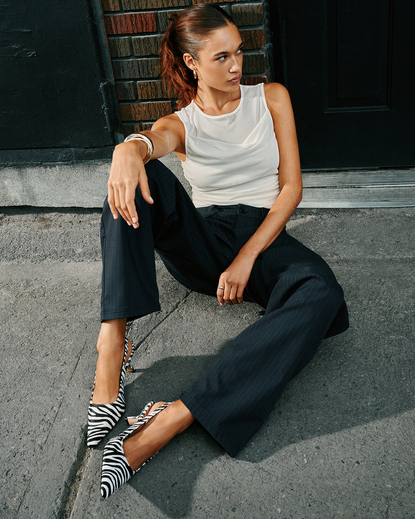 PANTALON HANSEN BLEU MARINE - view 7