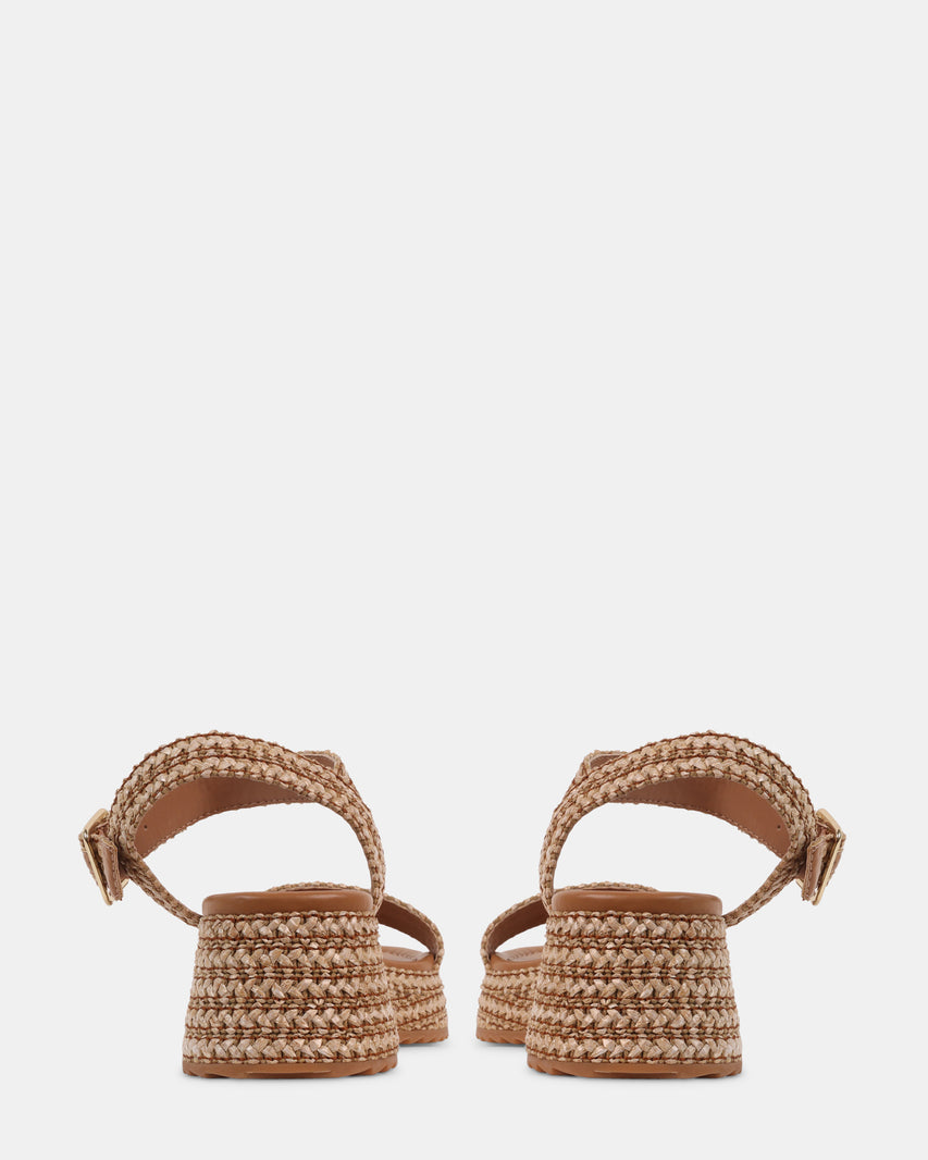 JUMBLE NATURAL MULTI - Women's Shoes - Steve Madden Canada