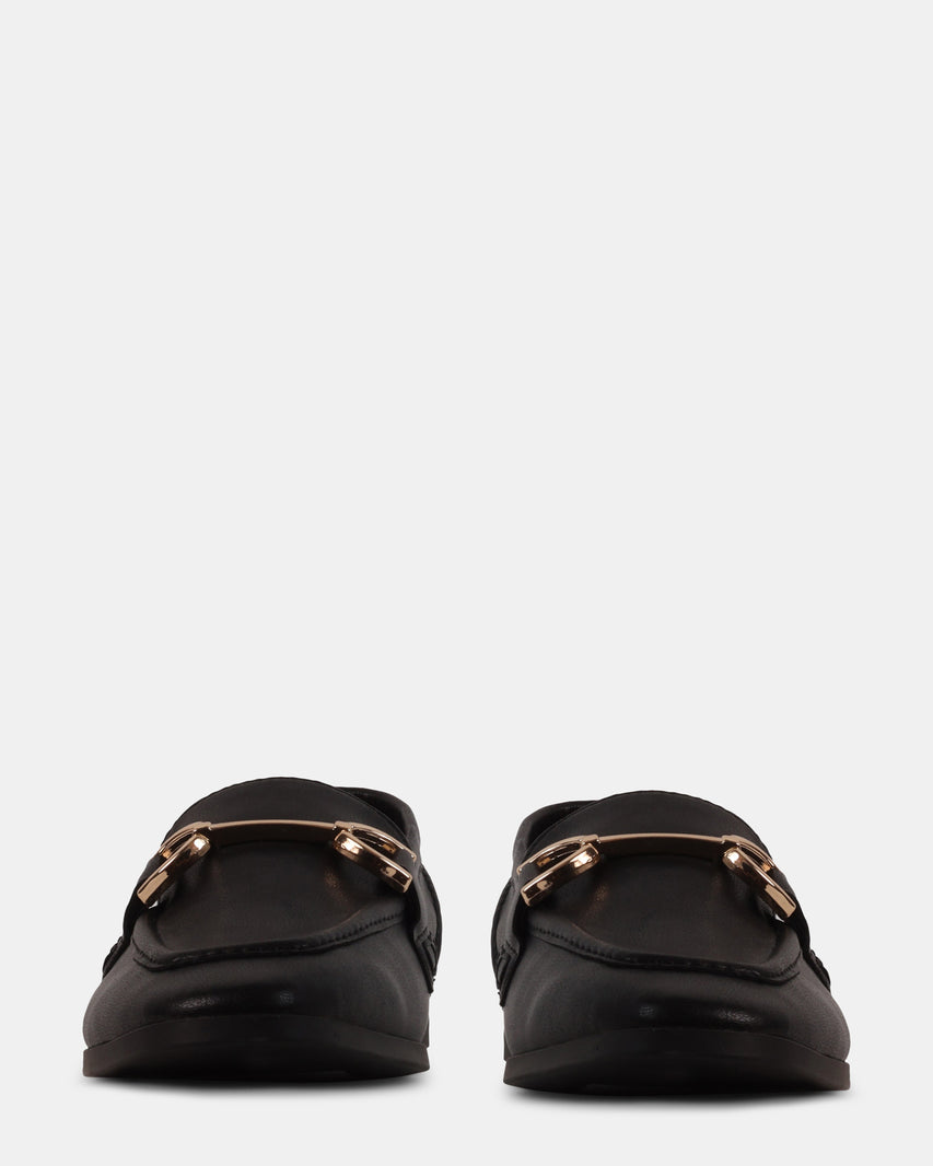 KEREN BLACK LEATHER - Women's Shoes - Steve Madden Canada - view 3