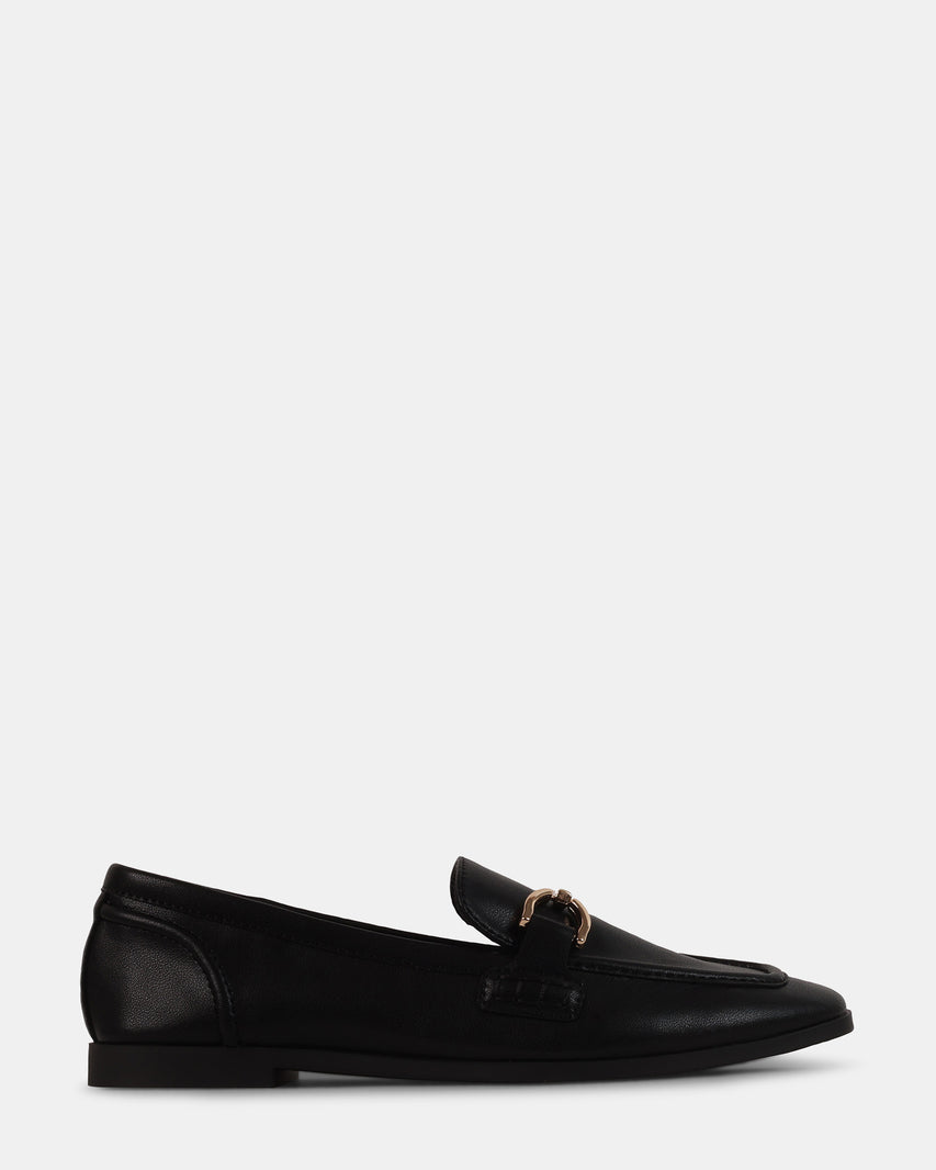 KEREN BLACK LEATHER - Women's Shoes - Steve Madden Canada