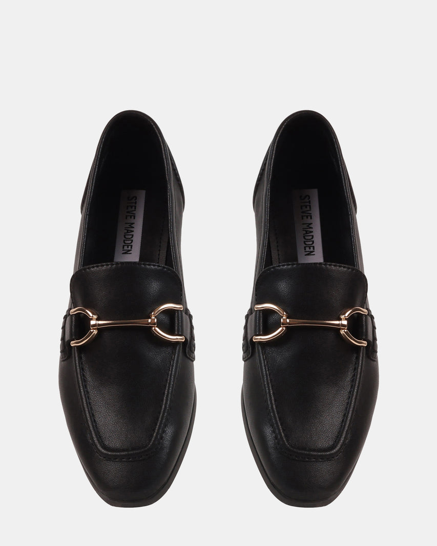 KEREN BLACK LEATHER - Women's Shoes - Steve Madden Canada - view 4