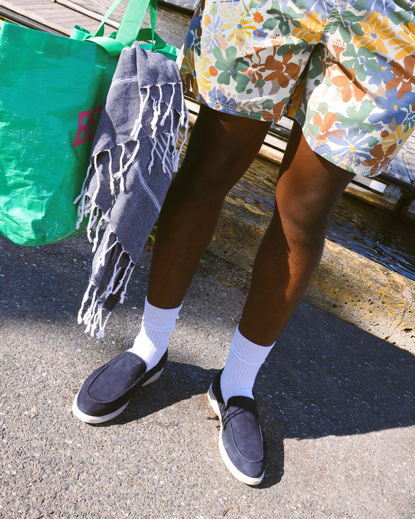 LARRY NAVY SUEDE - Men's Shoes - Steve Madden Canada - view 2