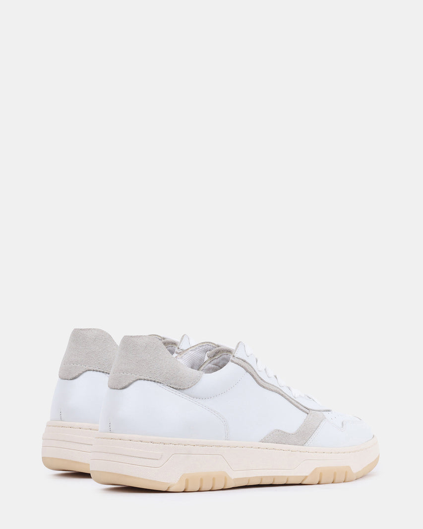 SATRIANI WHITE LEATHER - Men's Shoes - Steve Madden Canada - view 6