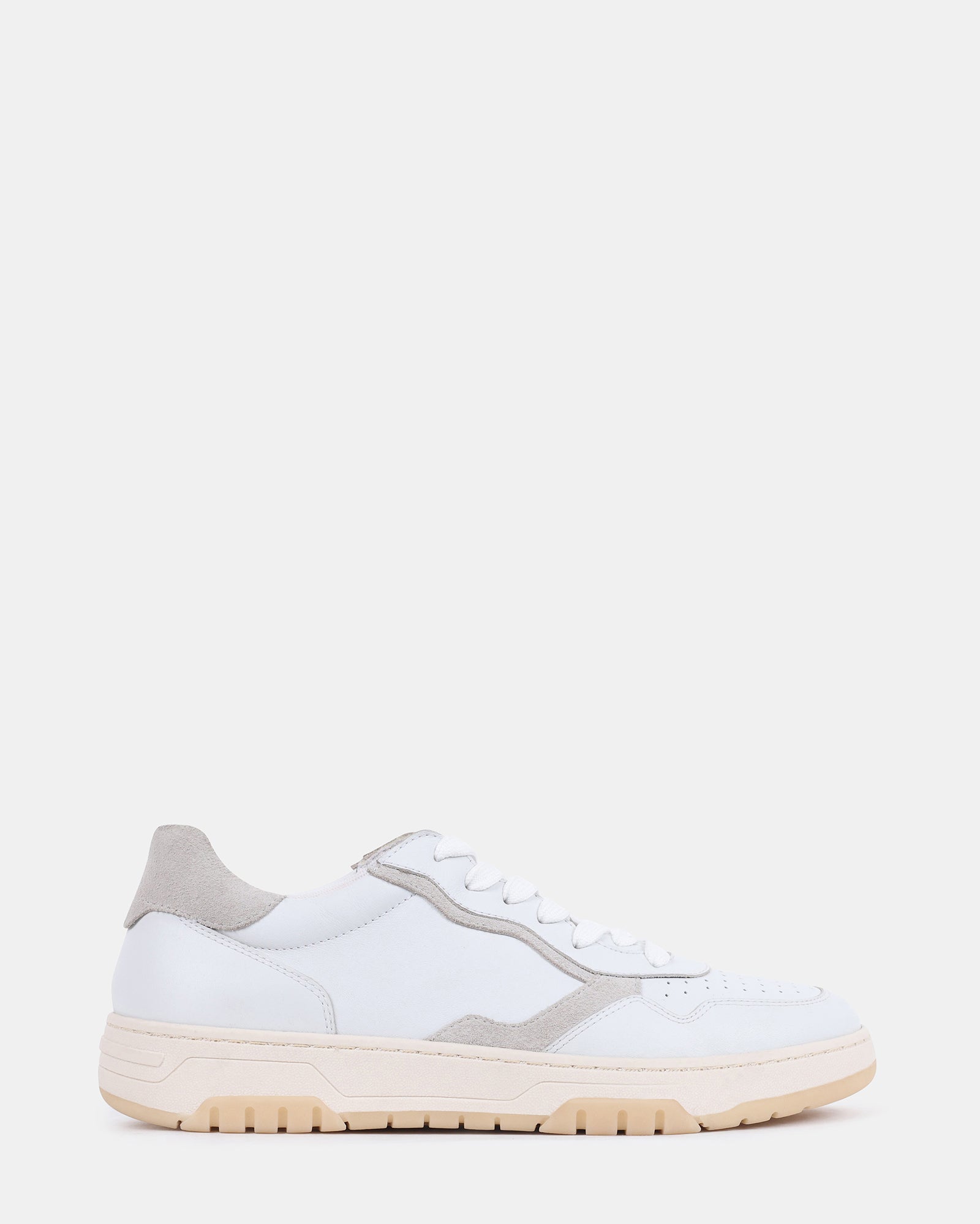 SATRIANI WHITE LEATHER - Men's Shoes - Steve Madden Canada