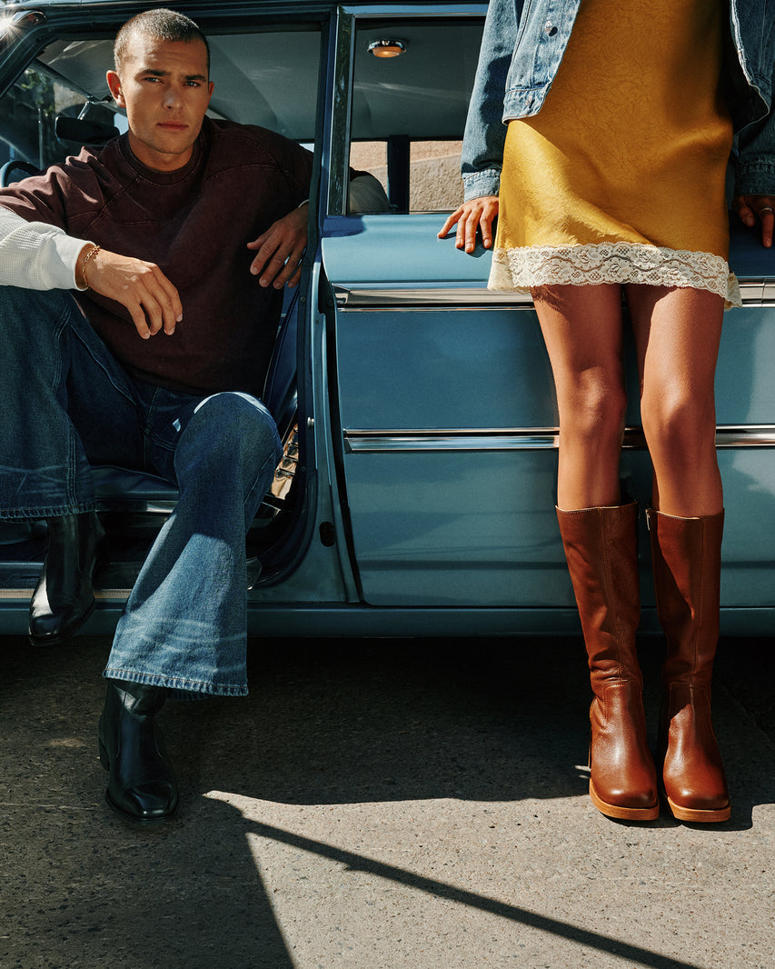 SAVANNA DRESS MUSTARD - Clothing - Steve Madden Canada - view 7
