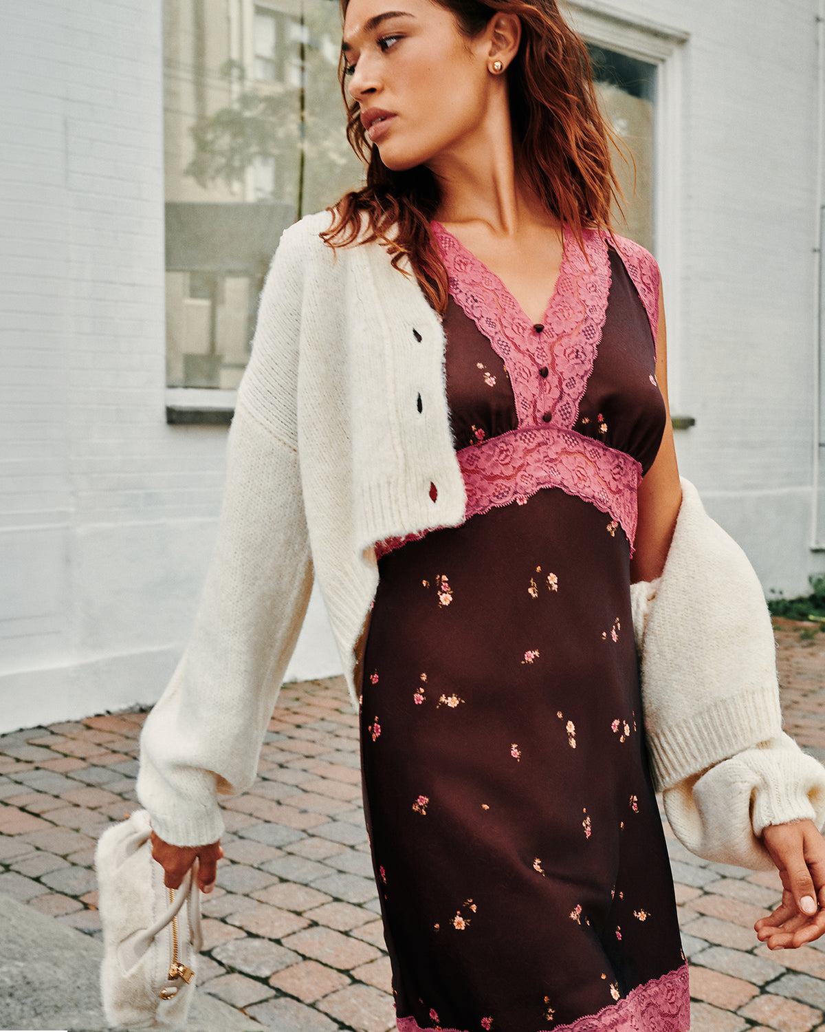 SAVANNA DRESS ROSE BUD - Clothing - Steve Madden Canada - view 7