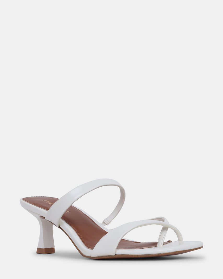 AJAY WHITE LEATHER - Women's Shoes - Steve Madden Canada - view 2