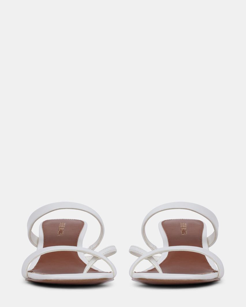 AJAY WHITE LEATHER - Women's Shoes - Steve Madden Canada - view 3
