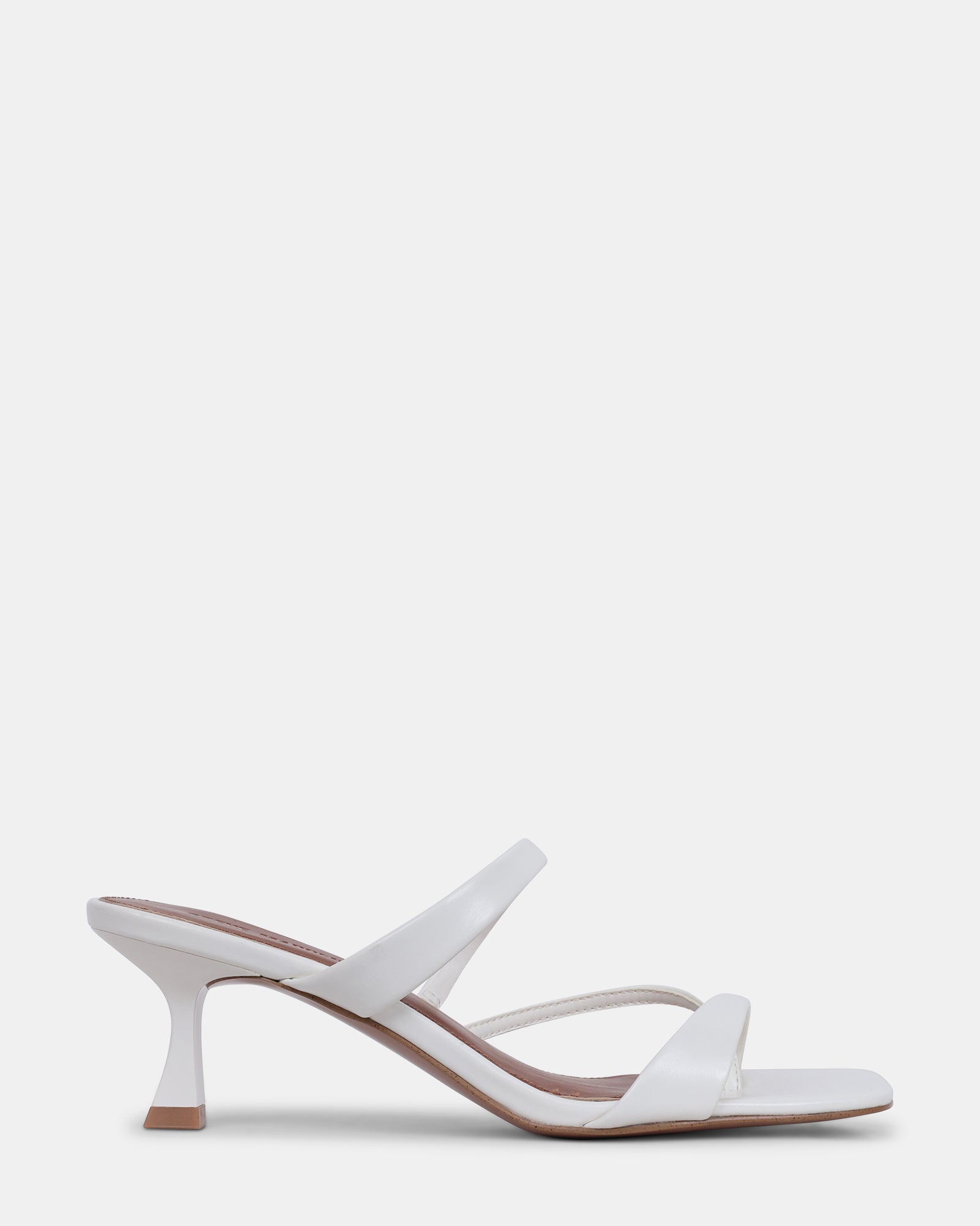 AJAY WHITE LEATHER - Women's Shoes - Steve Madden Canada