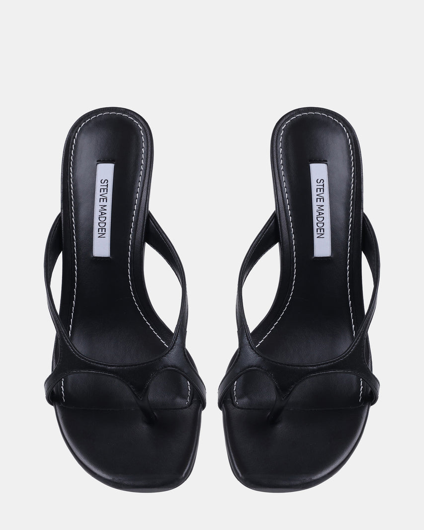 BRIENNA BLACK LEATHER - Women's Shoes - Steve Madden Canada - view 4
