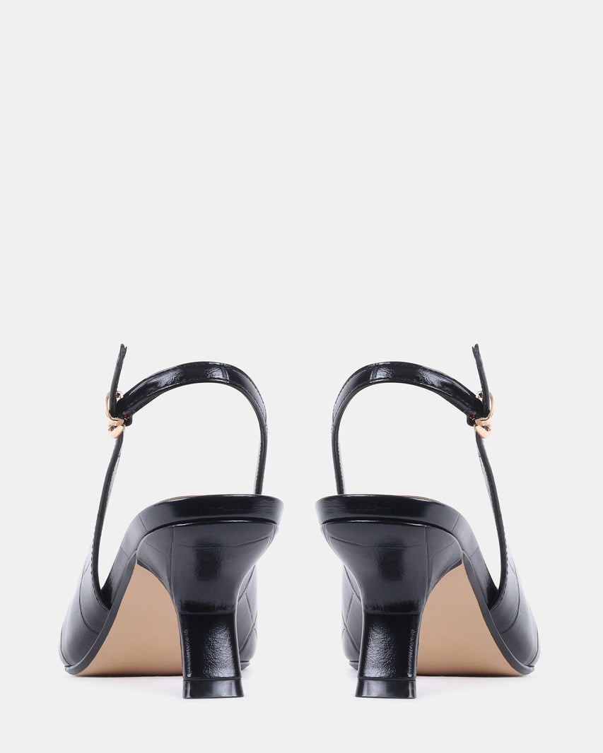CHARMING BLACK EXOTIC - Women's Shoes - Steve Madden Canada - view 5