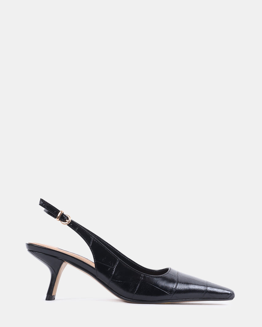 CHARMING BLACK EXOTIC - Women's Shoes - Steve Madden Canada