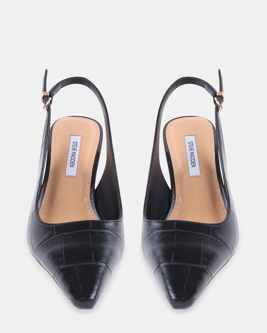 CHARMING BLACK EXOTIC - Women's Shoes - Steve Madden Canada - view 4