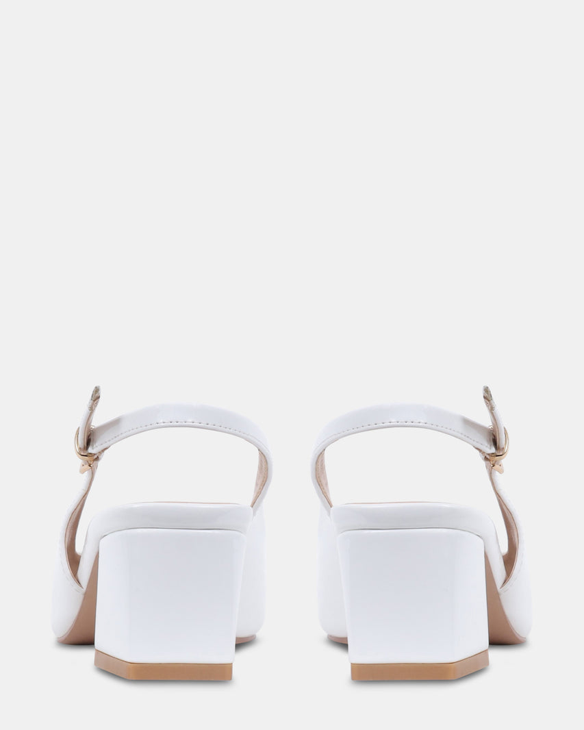 DIFFUSE WHITE PATENT - Women's Shoes - Steve Madden Canada - view 5