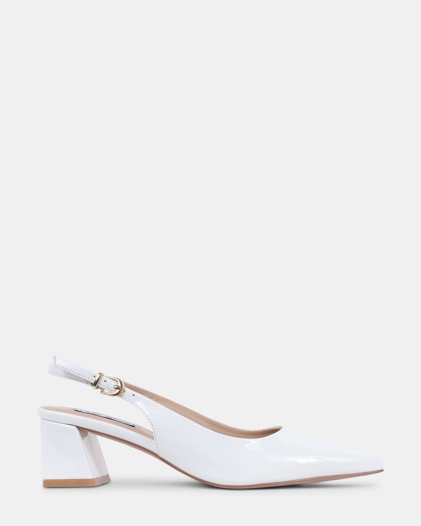 DIFFUSE WHITE PATENT - Women's Shoes - Steve Madden Canada