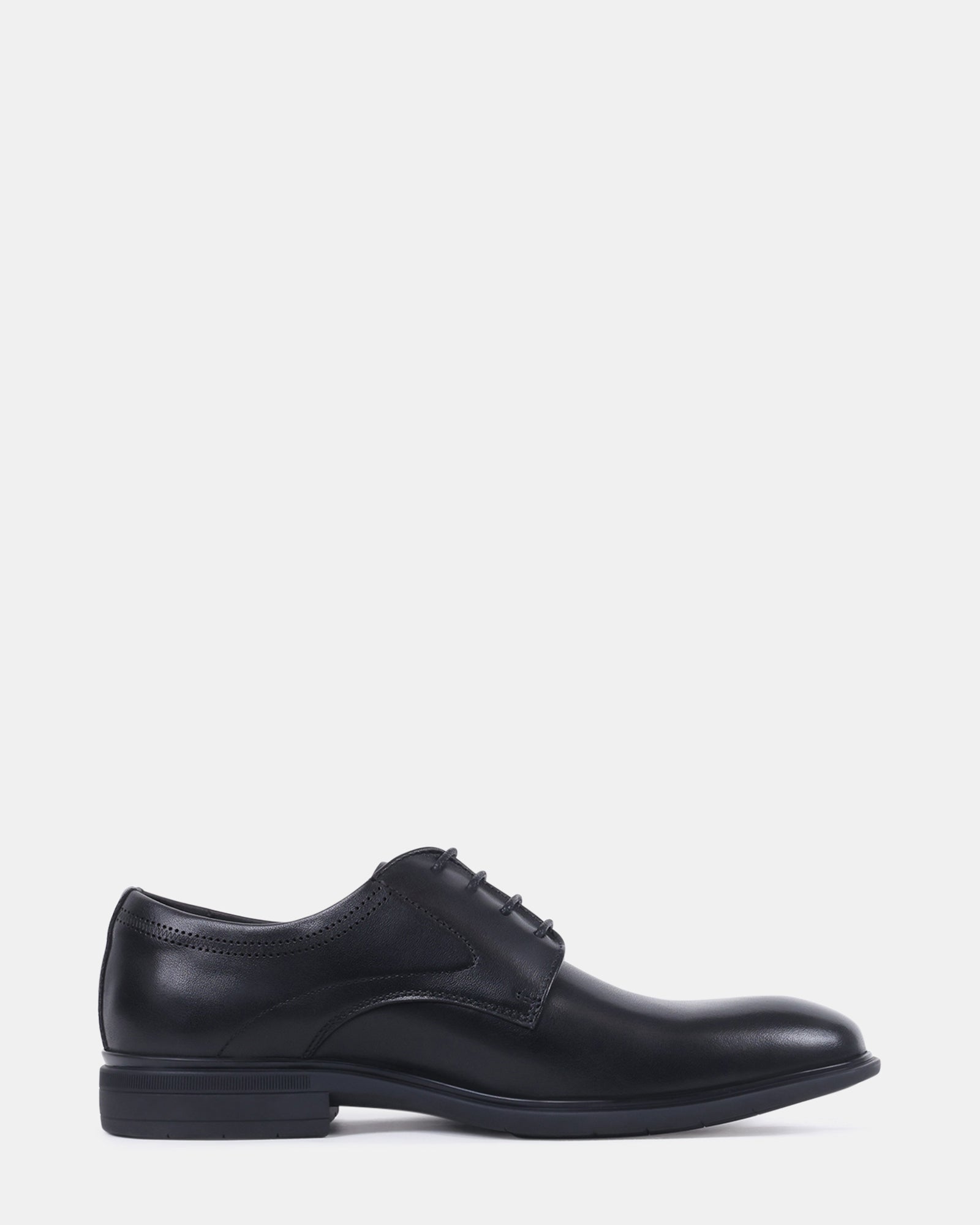 FISCHER BLACK LEATHER - Men's Shoes - Steve Madden Canada